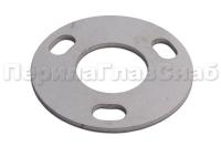 Фланец нерж., 3-х анкерный д38/90х5 (с овальным отверстием)