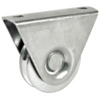 385060 Колесо с 1 подшипником, D-60мм, с внешним кронштейном, О-образное сечение, вес на 1 колесо 75кг.