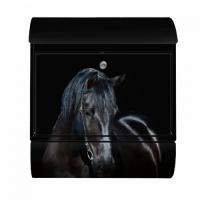 65.379 ящик почтовый с лошадью черный