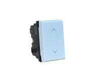 45B53 ПЕРЕКЛЮЧАТЕЛЬ 1ВХ. 3 ПОЛОЖЕНИЯ, НЕФИКСИР, 1КЛАВИШ. 25Х45ММ, БЕЛЫЙ