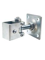 JL132D петля регулируемая М24 с обхватом профиля 50х50 с площадкой под прикручивание 120х120