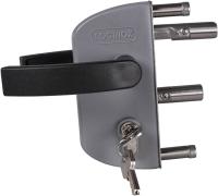 LAKZ4040P1L7040VCAP Накладной замок LOCINOX под квадратный профиль 40 мм., цвет RAL7040