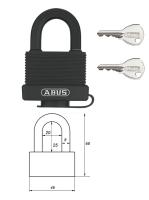 ABUS.717-45 Навесной замок из латуни. Внутренние элементы из нержавеющей стали
