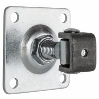 61.018 Петля регулируемая с пластиной крепления 80*80, М16.