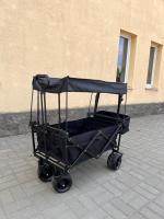 B001-BLACK100 Тележка Муравей Руф. Крыша и сумка. Черный цвет