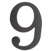 64.139 Цифра пластиковая **9**. Цвет черный