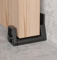 708 Нижний пластиковый фиксатор двери регулируемый.