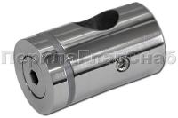 Ригеледержатель Д16мм для крепления на стекло, (AISI 304)