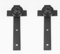 HM2006 HANGER9 (Кросс) Фурнитура для раздвижных дверей Асвик. Тележка для амбарного механизма (2 шт.) с комплектом крепления.