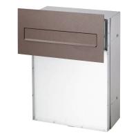 65.336 ящик почтовый встраиваемый. Цвет коричневый