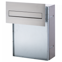 65.333 ящик почтовый встраиваемый INOX