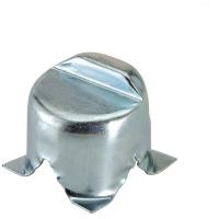 380 ограничитель оцинк. для распашных ворот под бетонирование, установка в центре проема, р-р в мм: ш103 х в89 х в69