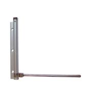 088/A  цилиндровый пружинный дверной доводчик в алюминиевом корпусе. Цвет серебро.