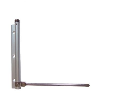 088/A  цилиндровый пружинный дверной доводчик в алюминиевом корпусе. Цвет серебро.