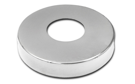 к201-4 Низ стойки (крышка) Д38.1мм, толщ. 0.6мм, внешний Д102х18мм, полированный, aisi 304