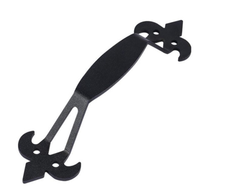 HMBS612 Ручка Loft для раздвижной двери. Черная.