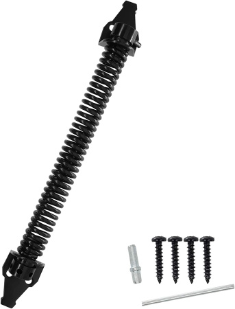 JL1909 Пружинный доводчик для калитки. Цвет черный.