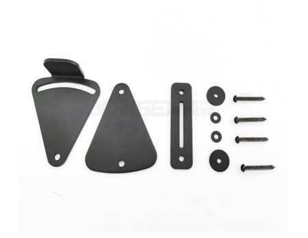 2807 Шпингалет металлический треугольный