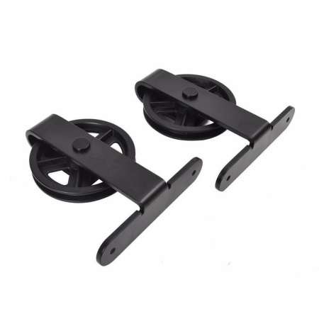 HM2015 HANGER11UP (Колесо верхнее). Тележка для амбарного механизма (2 шт.) с комплектом крепления.