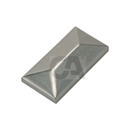 342.40х60 Металлический колпачек на столб 60х40. Оцинкован. COMBI ARIALDO