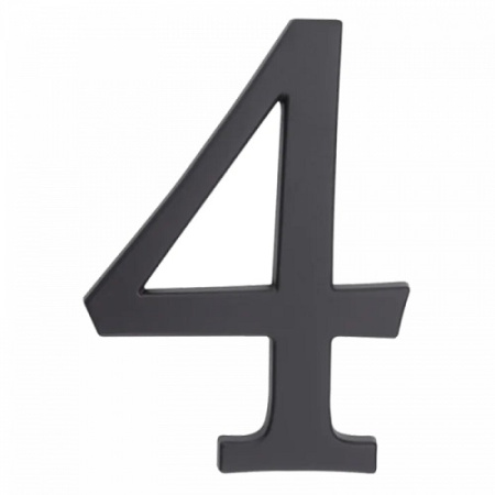 64.154 Цифра алюминиевая **4**. Цвет графит