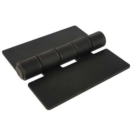 JL46F Петля усиленная приварная с двумя крыльями диаметр 22.5 мм. 127х127 мм.