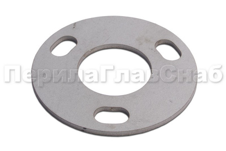Фланец нерж., 3-х анкерный д38/90х5 (с овальным отверстием)