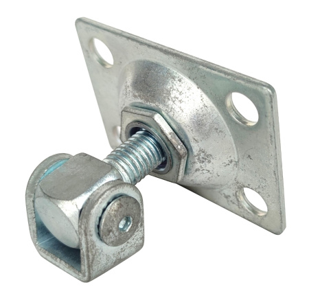 JL03O Петля регулируемая с пластиной крепления 120*120, М24