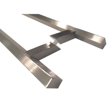 N64.PDP451400.4US Двусторонняя ручка, прямоугольная, 45°, 20x40x1400 мм (AISI 304, универсальная, матовая) POSTAL