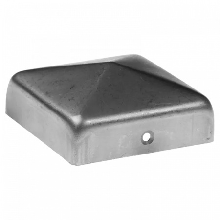 62.012.01 крышка для столба 120х120 черная сталь