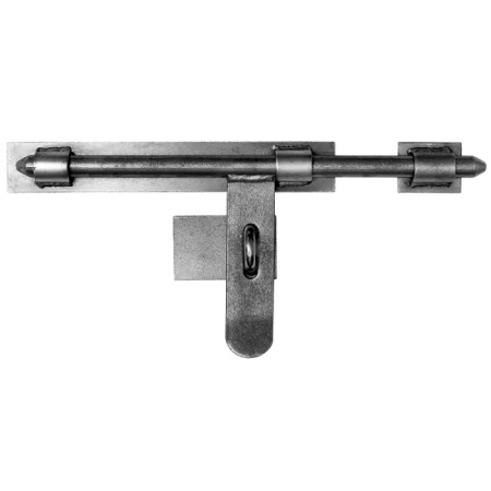 64.054 Засов воротный горизонтальный под навесной замок. Оцинкован