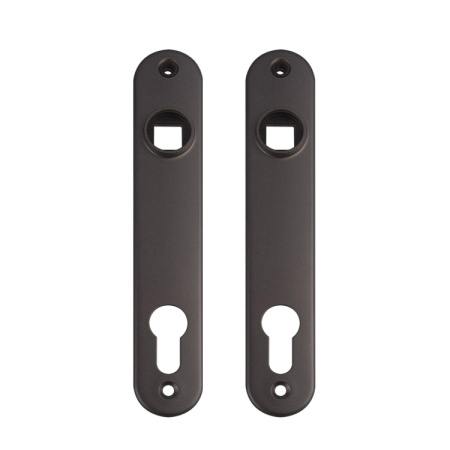 3020-HYB-ALU-9005 Накладка для врезного замка