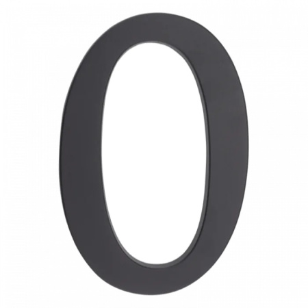 64.150 Цифра алюминиевая **0**. Цвет графит
